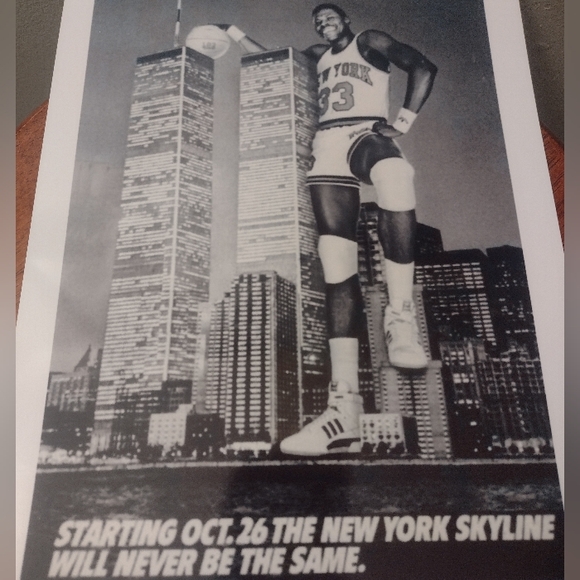 NEW! PATRICK EWING KNICKS ROOKIE BLACK & WHITE OLD SCHOOL 8.5x11 GLOSSY POSTER🤩 - Picture 4 of 8